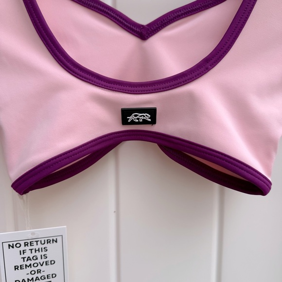 NWT Tiger Friday Dancewear Heavenly Long Sleeve Crop Size Various Color Lush - Picture 4 of 7